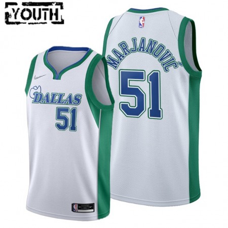 Dallas Mavericks Boban Marjanovic 51 Nike 2021-22 City Edition Lasten Pelipaidat Swingman
